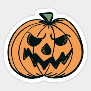 Halloween Pumpkin Sticker